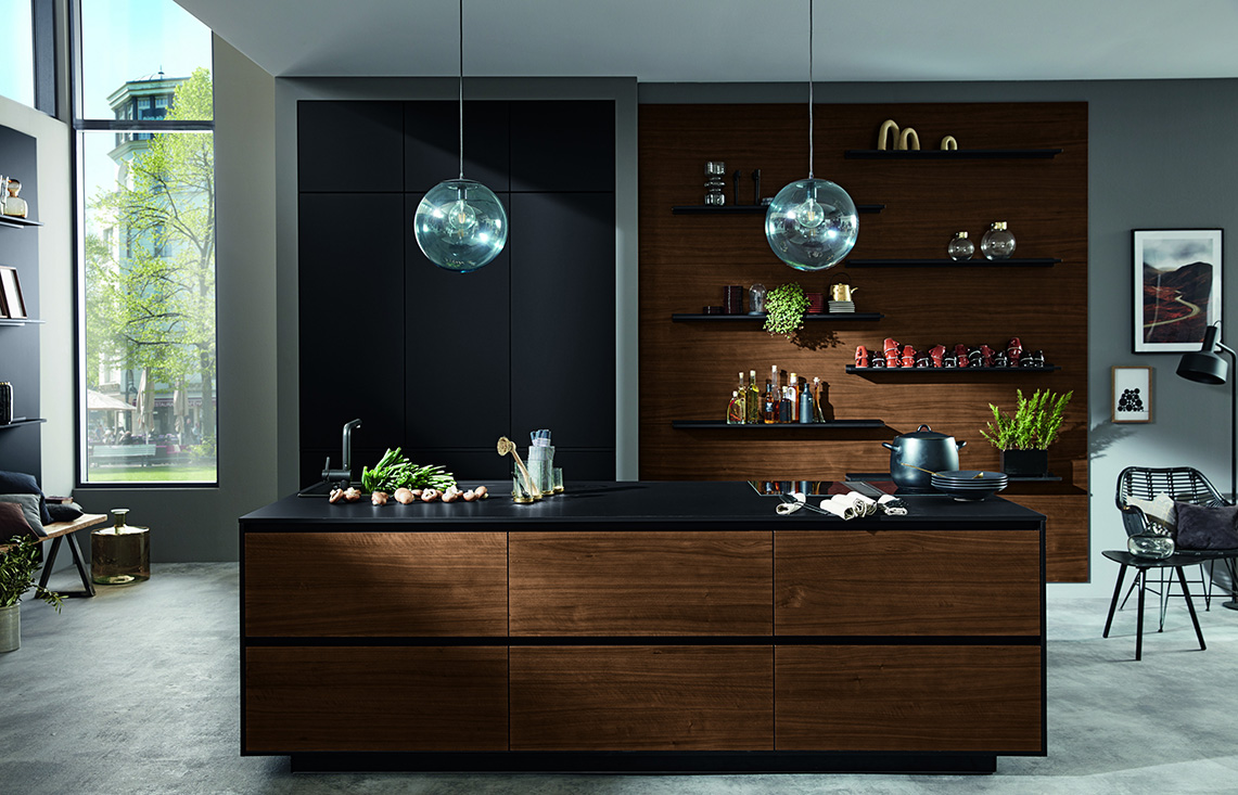 Premium contemporary kitchen with timber finishes